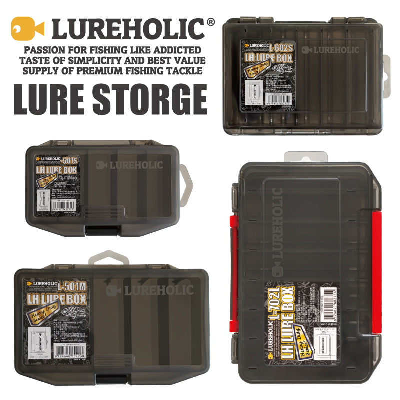 Jig Head Lure - LUREHOLIC Köderbox FishingTackle Aufbewahrung Harter Köder