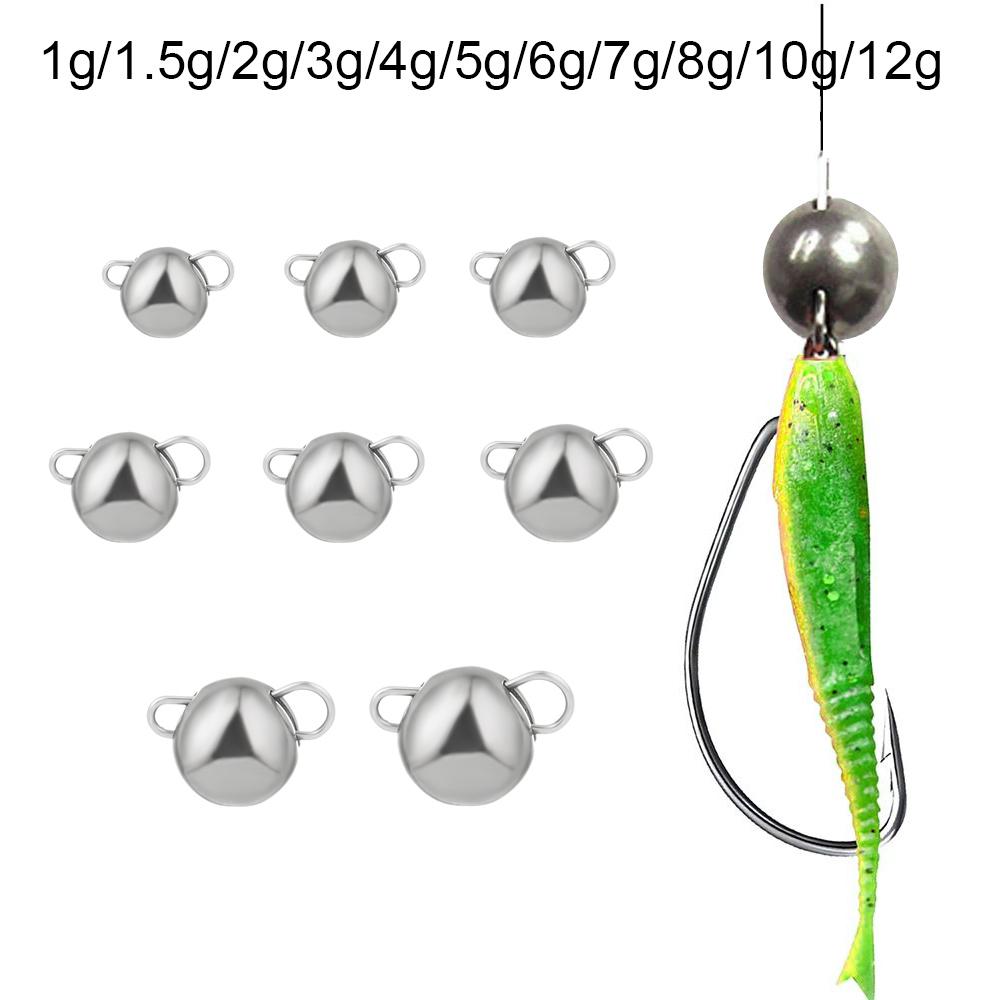 Tungsten Sinkers - 1pc Matte Schwarz Wolfram Platinen 1g-12g
