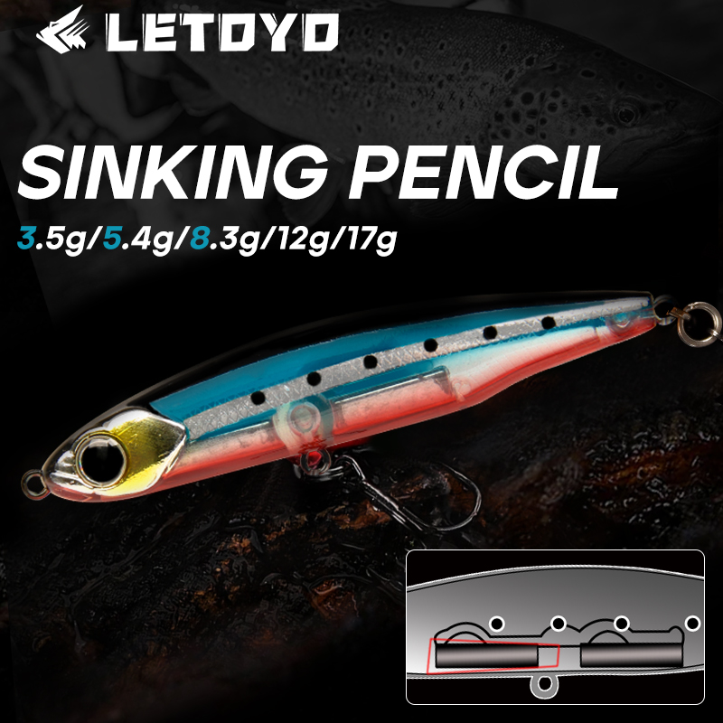 Fishing Equipment Deals - LETOYO Sinking Pencil 17g 12g-3,5g Künstlicher