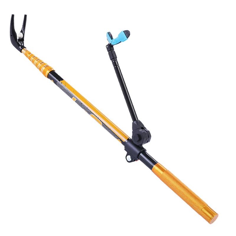 Carbon Fishing Rod - Angelrute halter 360 Grad verstellbarer Teleskop