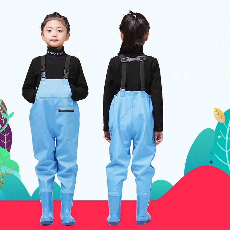 Fishing Equipment Kids - Angeln Brust Waders mit Stiefeln für