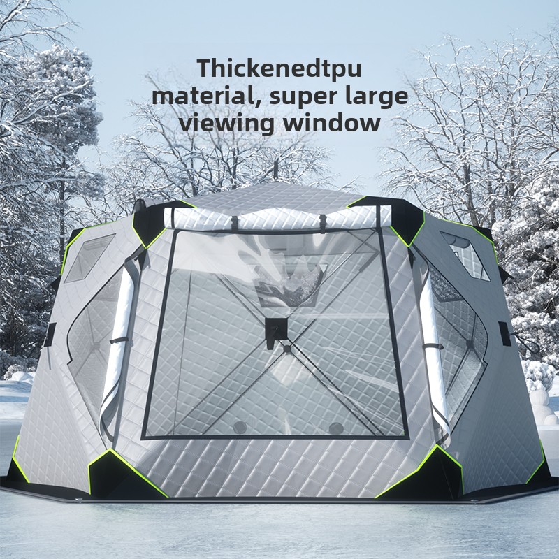 Fishing Equipment Needed - Eisfischerzelt, 260/330 cm dick, warm und