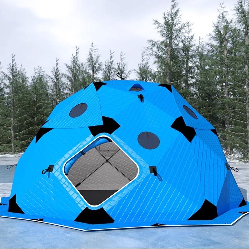 Fishing Equipment Needed - Supergroßes Eisfischerzelt, 4,3 m, 5,4 m,