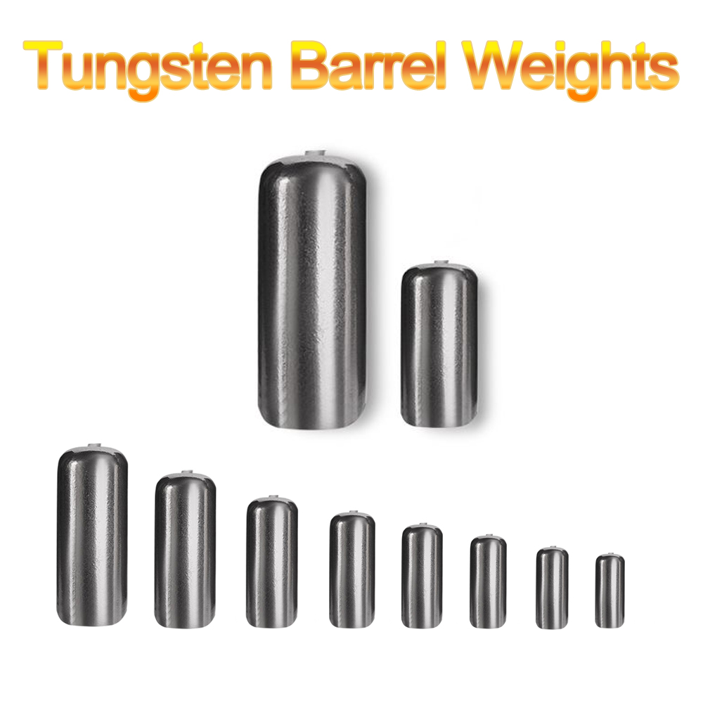 Tungsten Sinkers - Wolfram Barrel Gewichte 3,5g5g7g10,5g14g Angeln Platinen