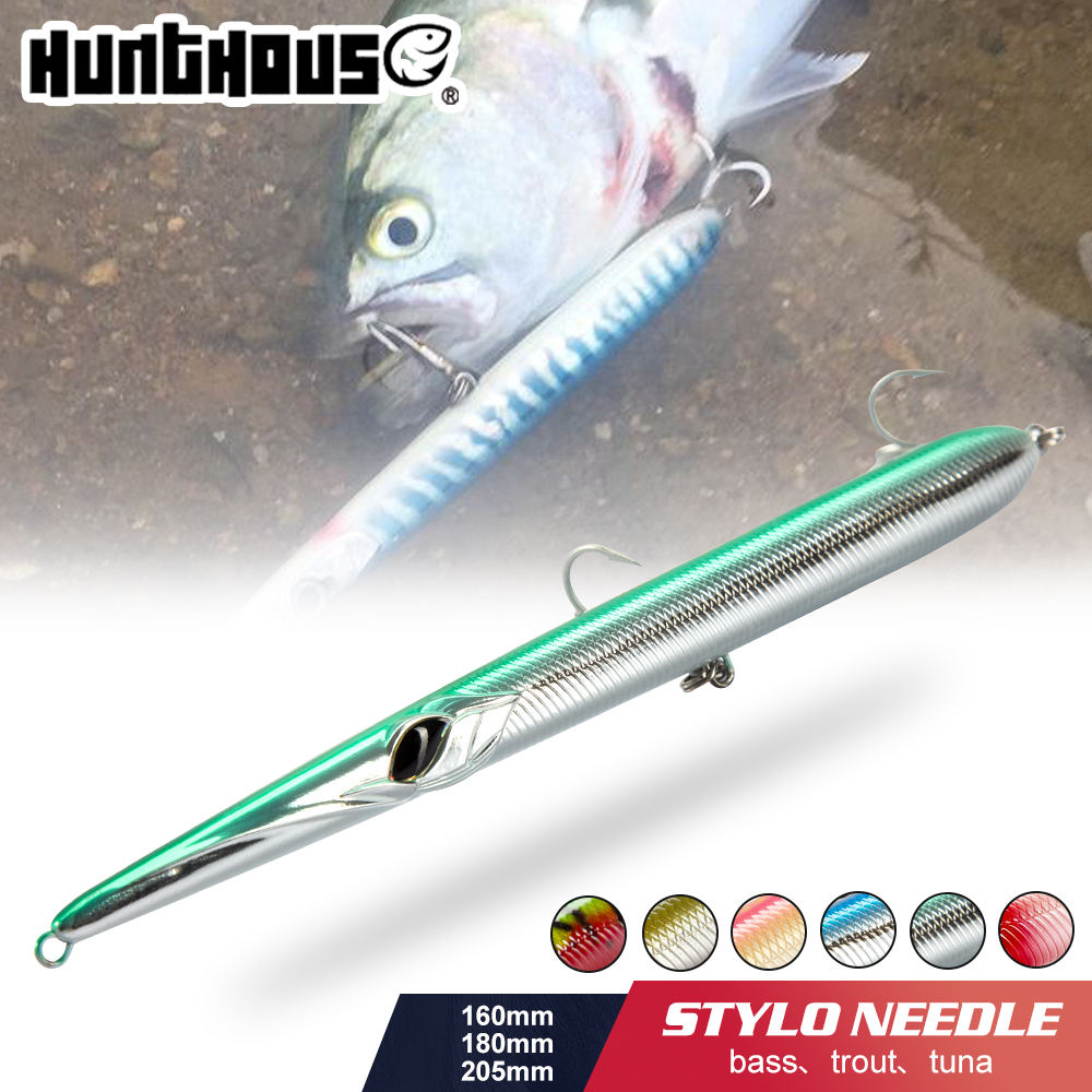 Fishing Equipment Deals - Hunthouse Nadel-Angelköder für Weitwürfe, Pencil-Stickbait 18/24/31/36g,