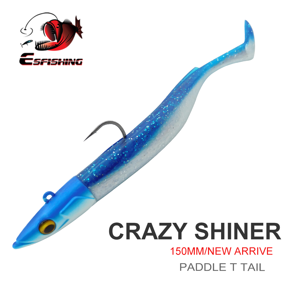 Fishing Equipment Deals - ESFISHING Weicher Angelköder Leurre Souple Crazy