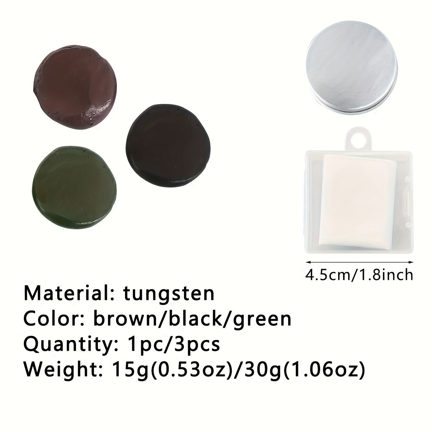 Wolframkitt 0,5 Unzen (15 g) T – Tungsten Sinkers Bewertung und Preis
