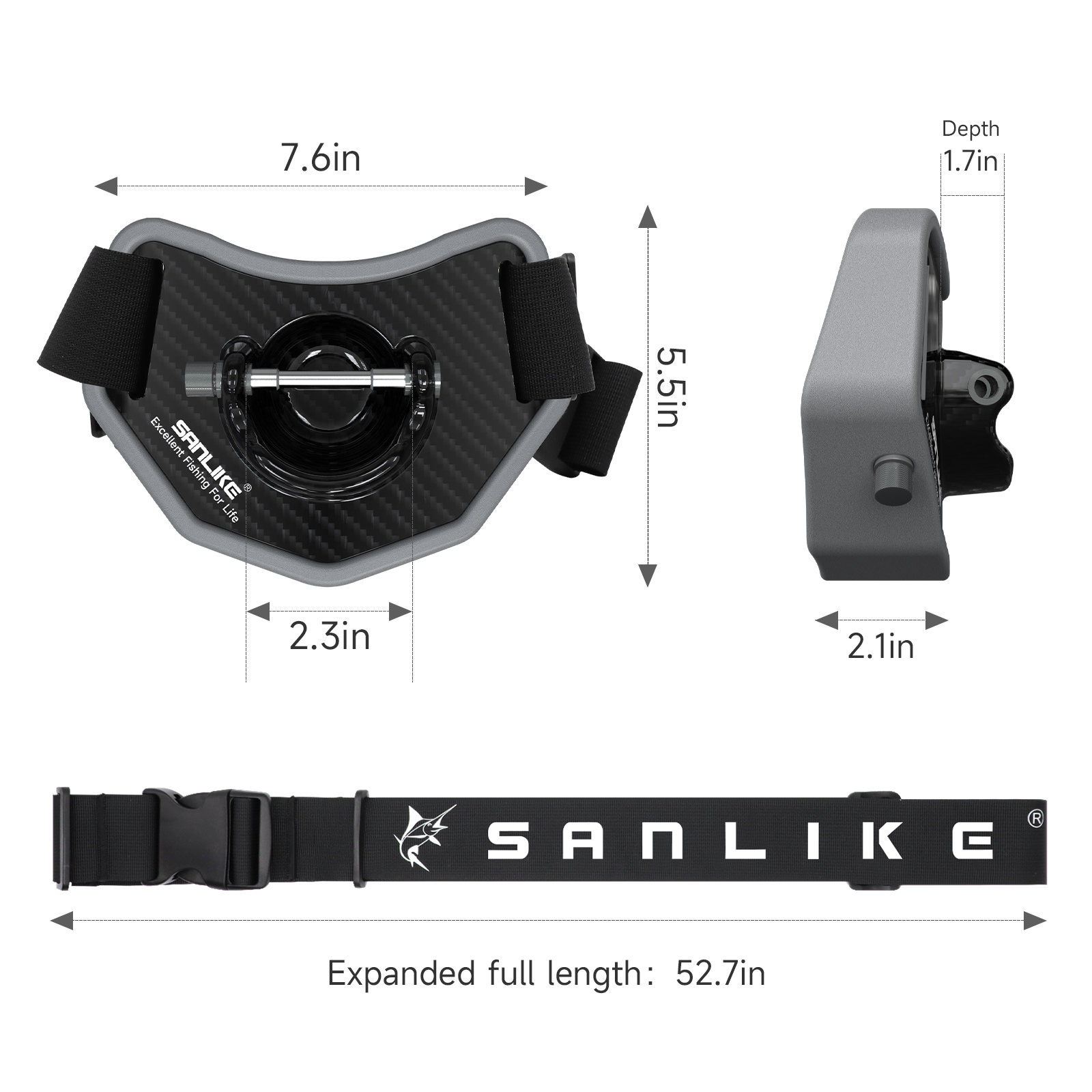 Sanlike Angeln Kampf gürtel Ru – Carbon Fishing Rod Bewertung und Preis