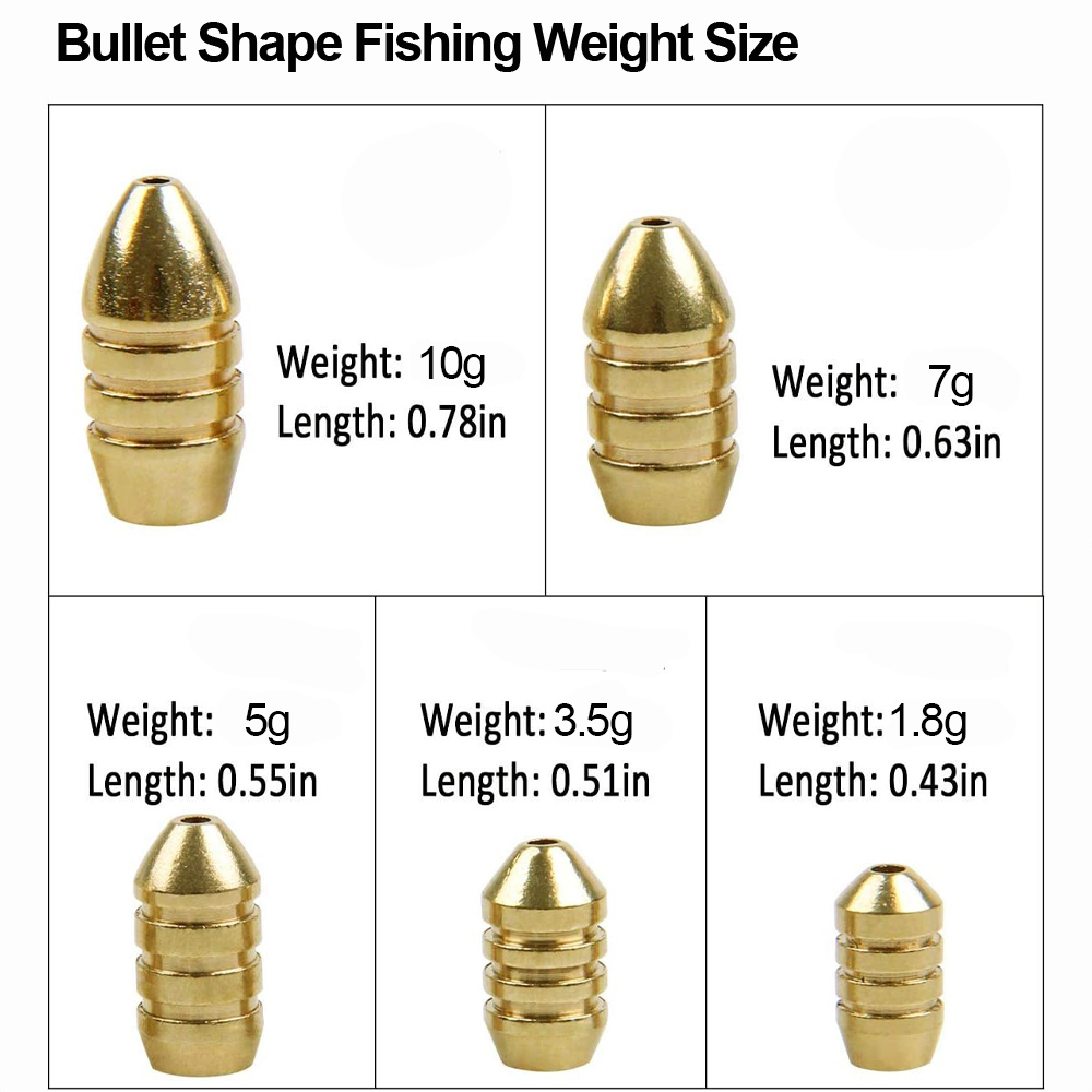 10 Stücke Messing Angeln Gewic – Fishing Equipment Shop Bewertung und Preis