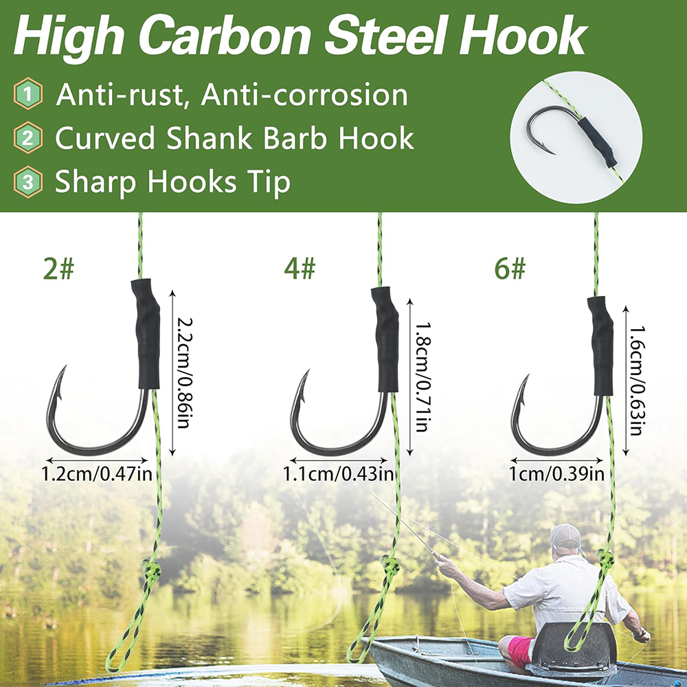 12 Stück Karpfen Angeln Haar R – Fishing Equipment Shop Bewertung und Preis
