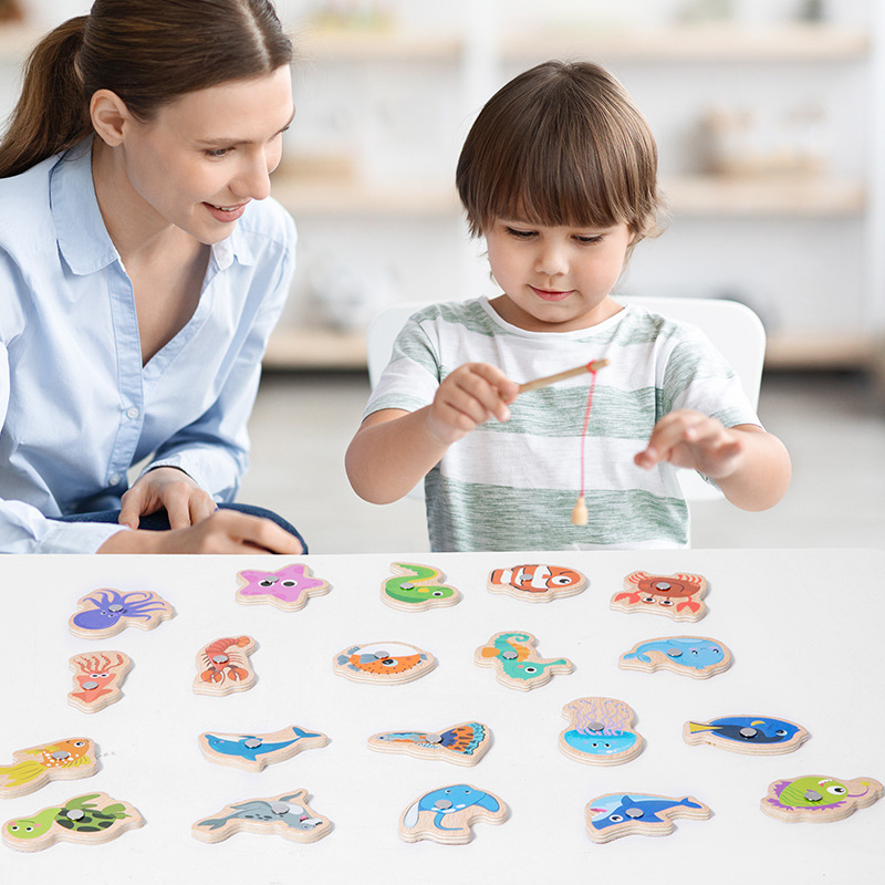 Holz Magnetische Angeln Spielz – Fishing Equipment Kids Bewertung und Preis