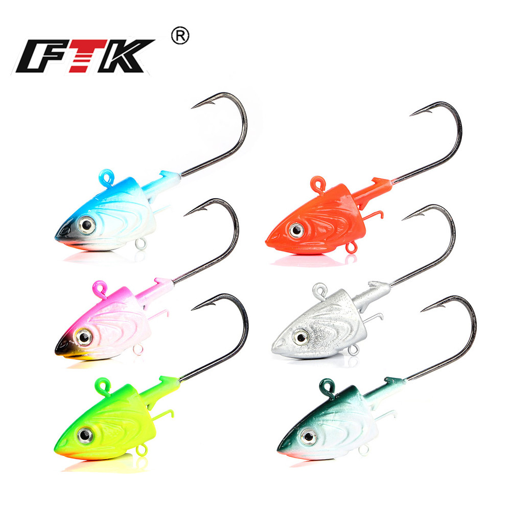 FTK 2PCS Jig Kopf Angelhaken 4 – Jig Head Lure Bewertung und Preis