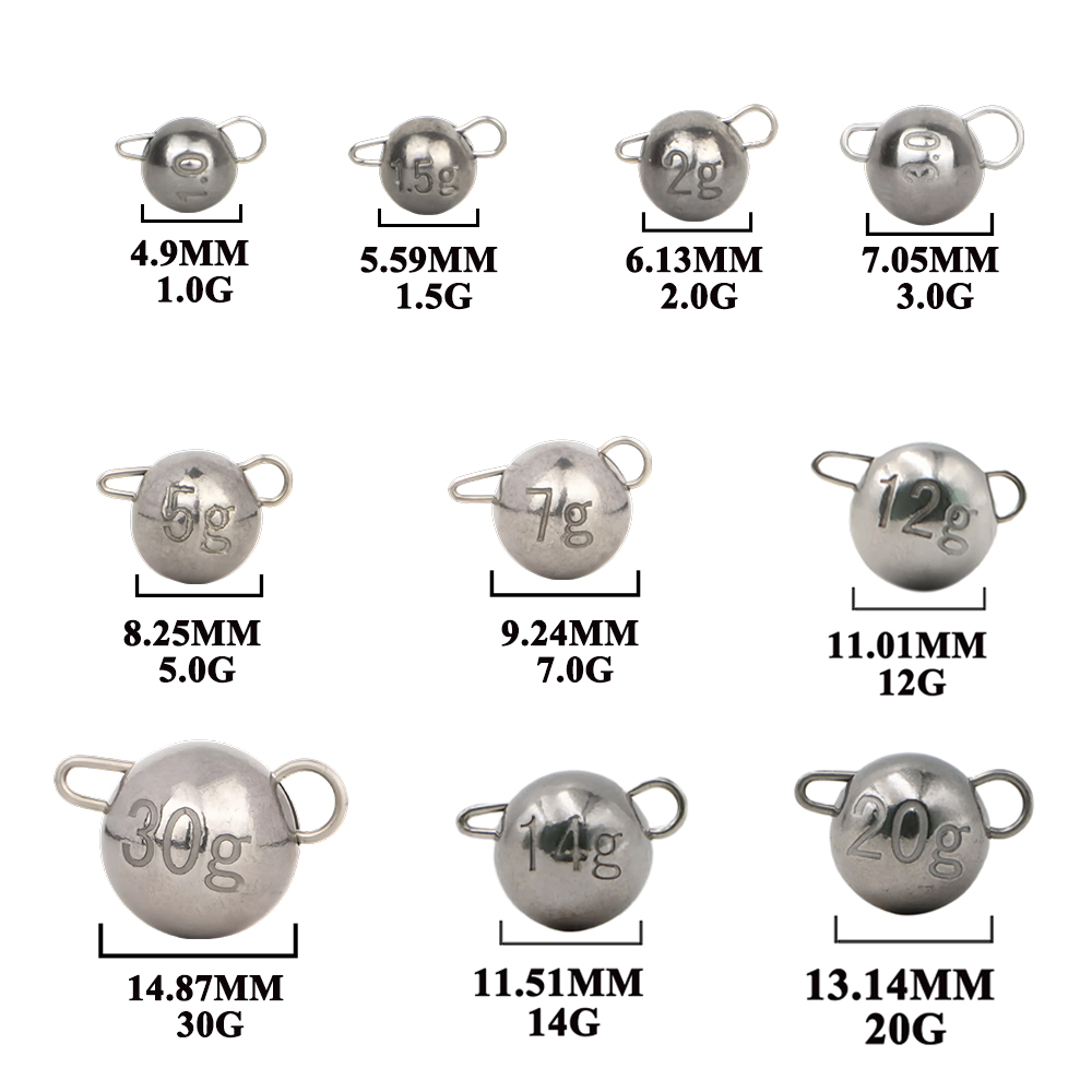 0,3-0,7g Angeln Wolfram Chebur – Tungsten Sinkers Bewertung und Preis