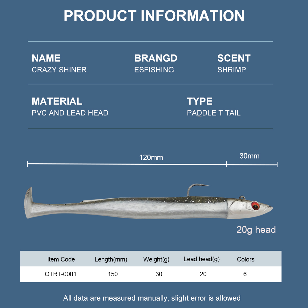 ESFISHING Weicher Angelköder L – Fishing Equipment Deals Bewertung und Preis
