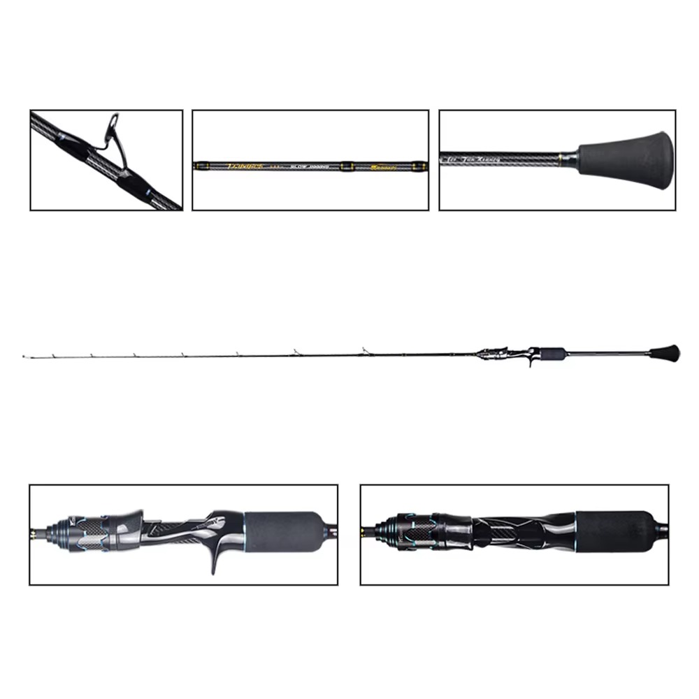 Großhandel Hochkarbon Slow Jig – Carbon Fishing Rod Bewertung und Preis
