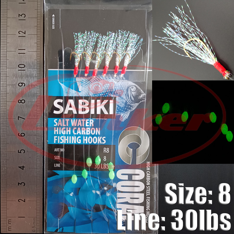 Lunker Sabiki Rig Haken leucht – Fishing Equipment Deals Bewertung und Preis
