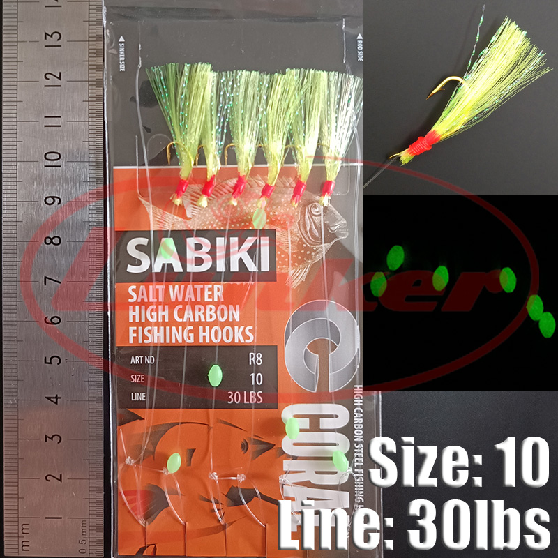 Lunker Sabiki Rig Haken leucht – Fishing Equipment Deals Bewertung und Preis